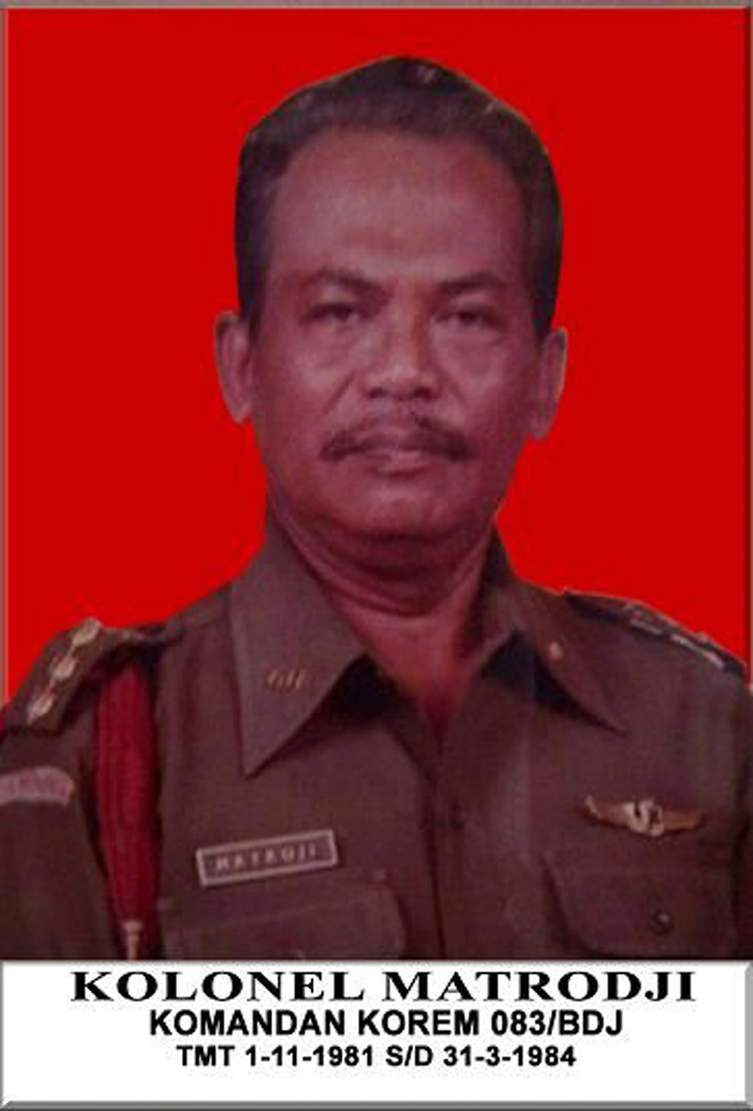 Kolonel Inf Matrodji