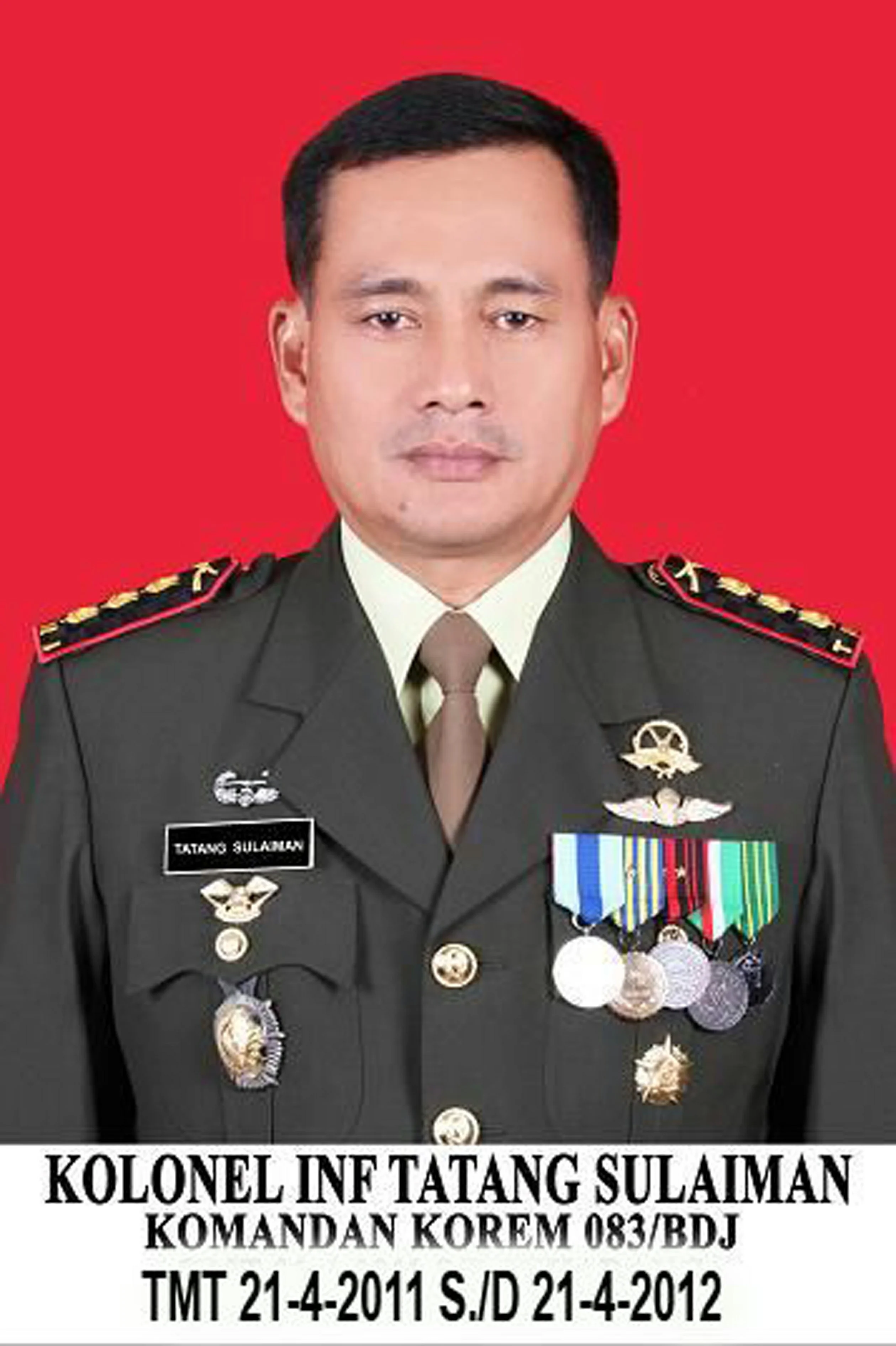 Kolonel Inf Tatang Sulaiman