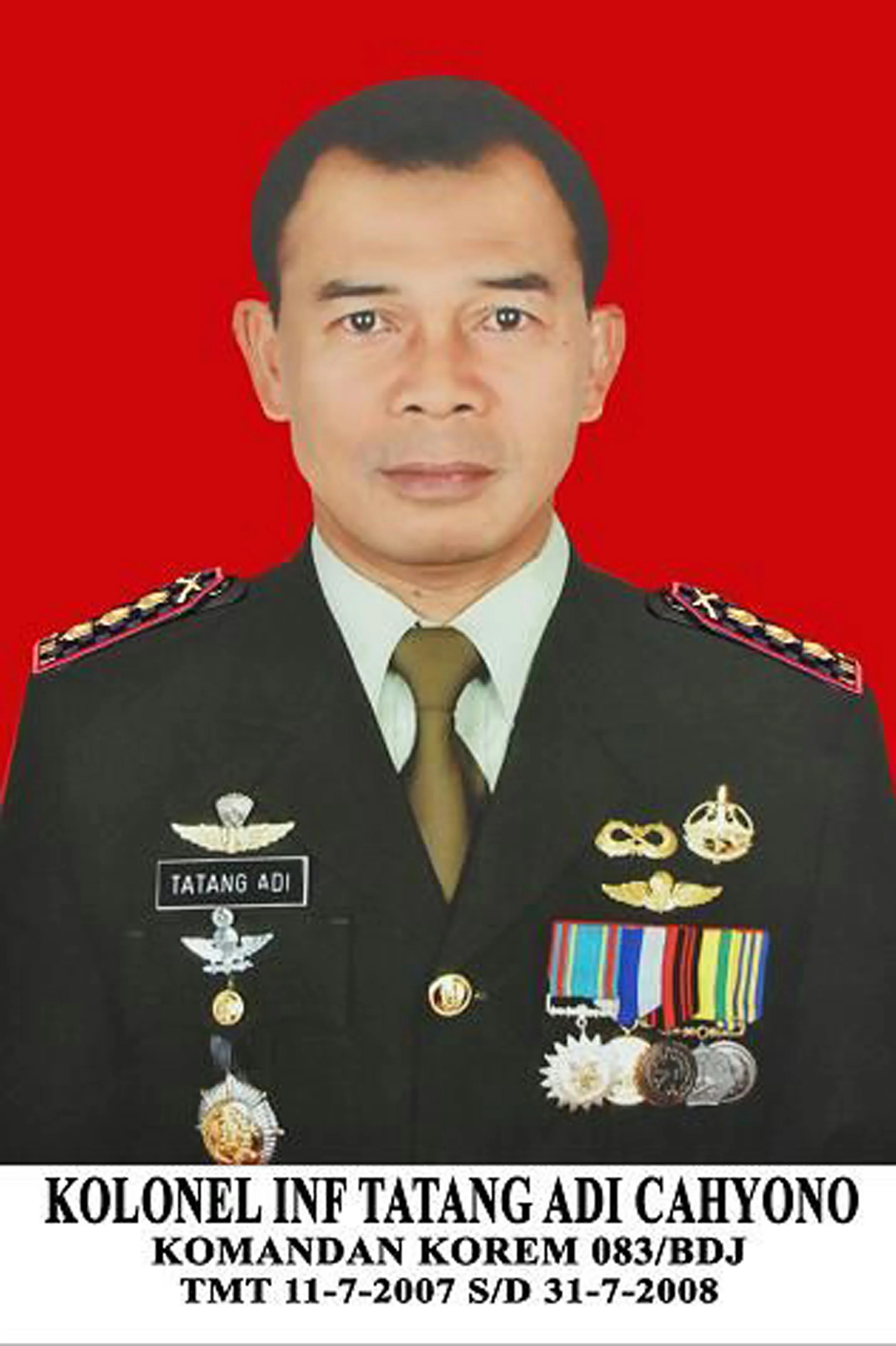 Kolonel Inf Tatang Adi Cahyono