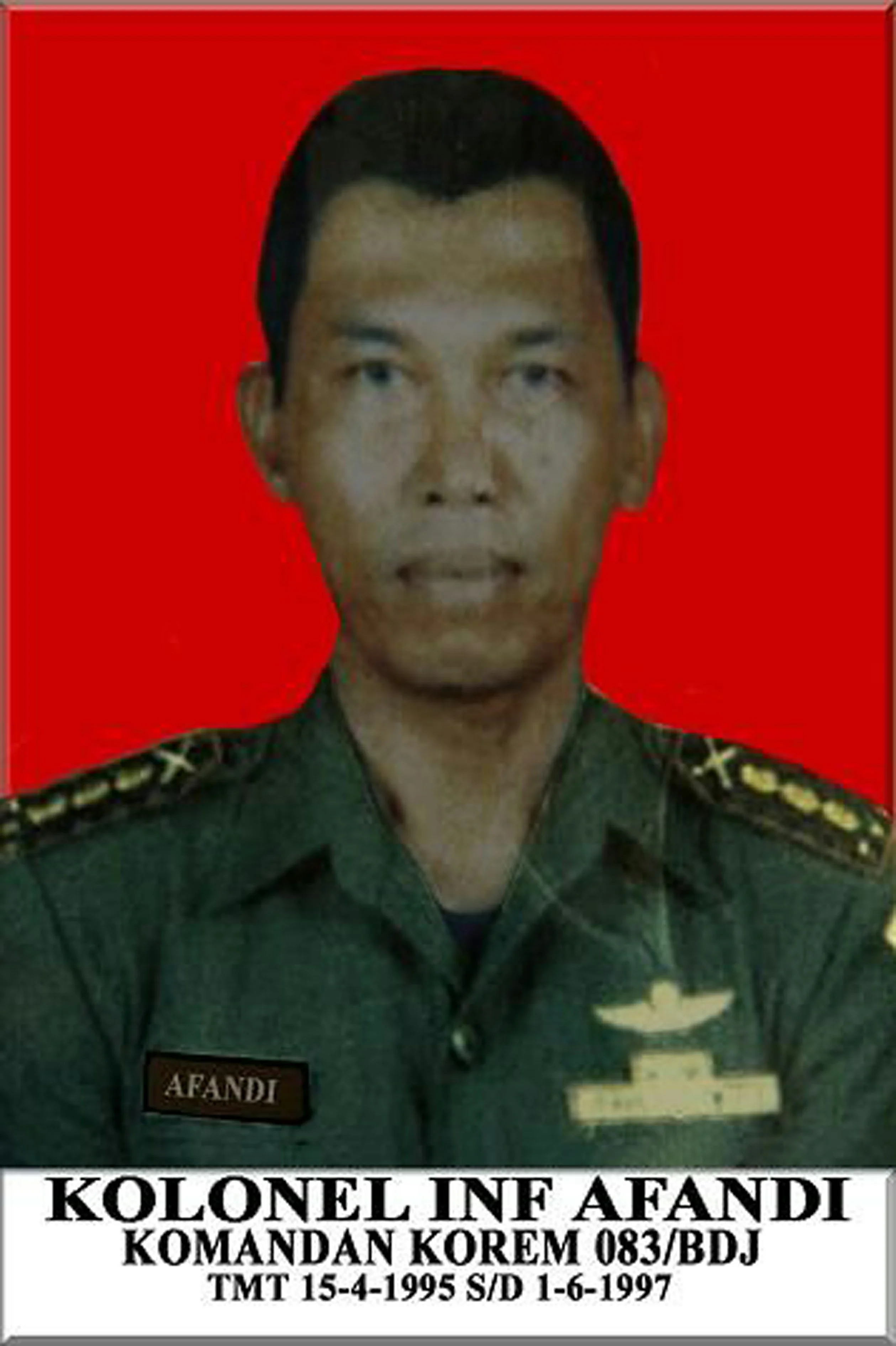 Kolonel Inf Afandi