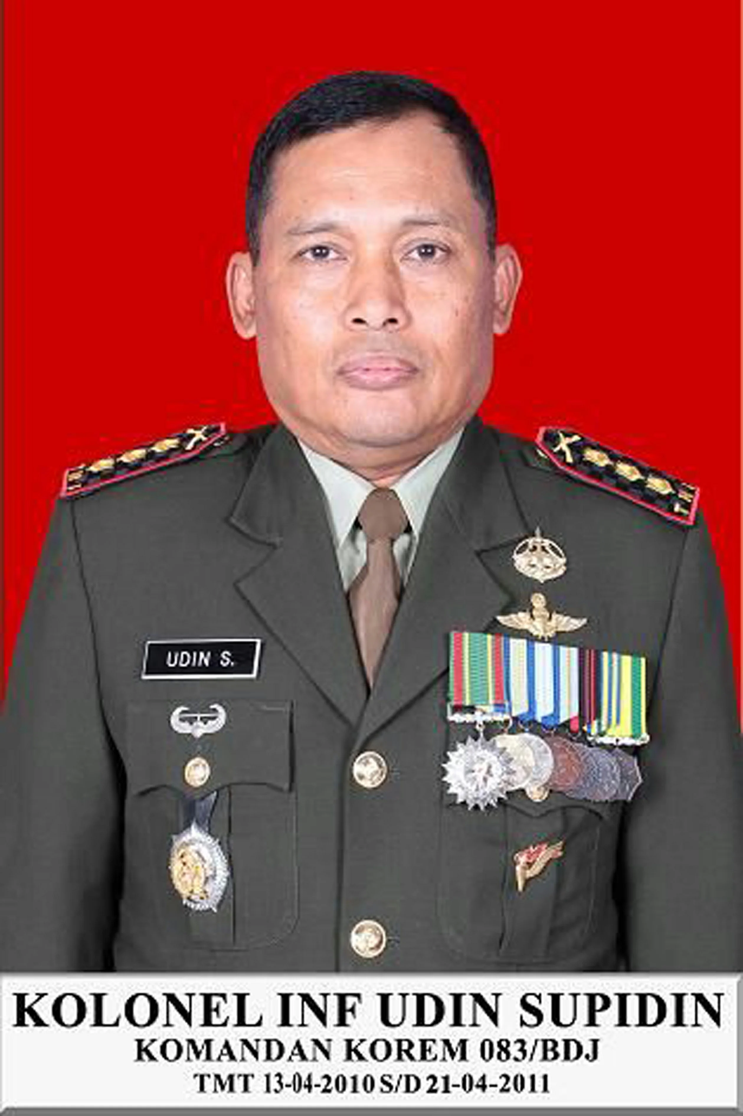 Kolonel Inf Udin Supidin