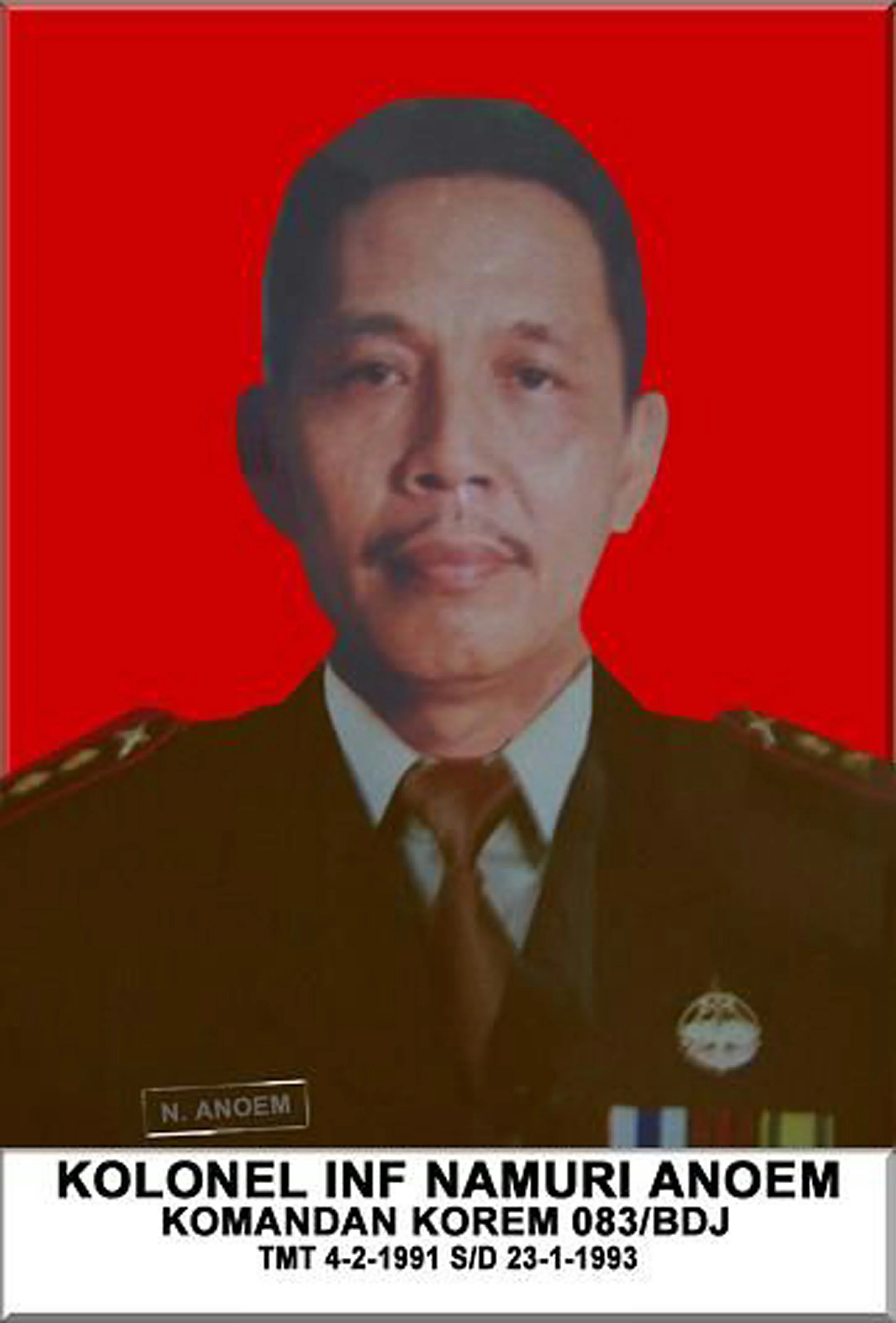 Kolonel Inf Namuri Anoem Sebiay