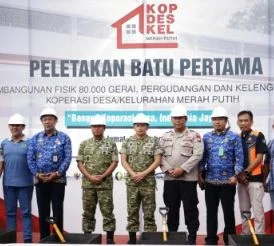 Danrem 083/Bdj Awali Gerakan Nasional Koperasi Merah Putih Di Malang