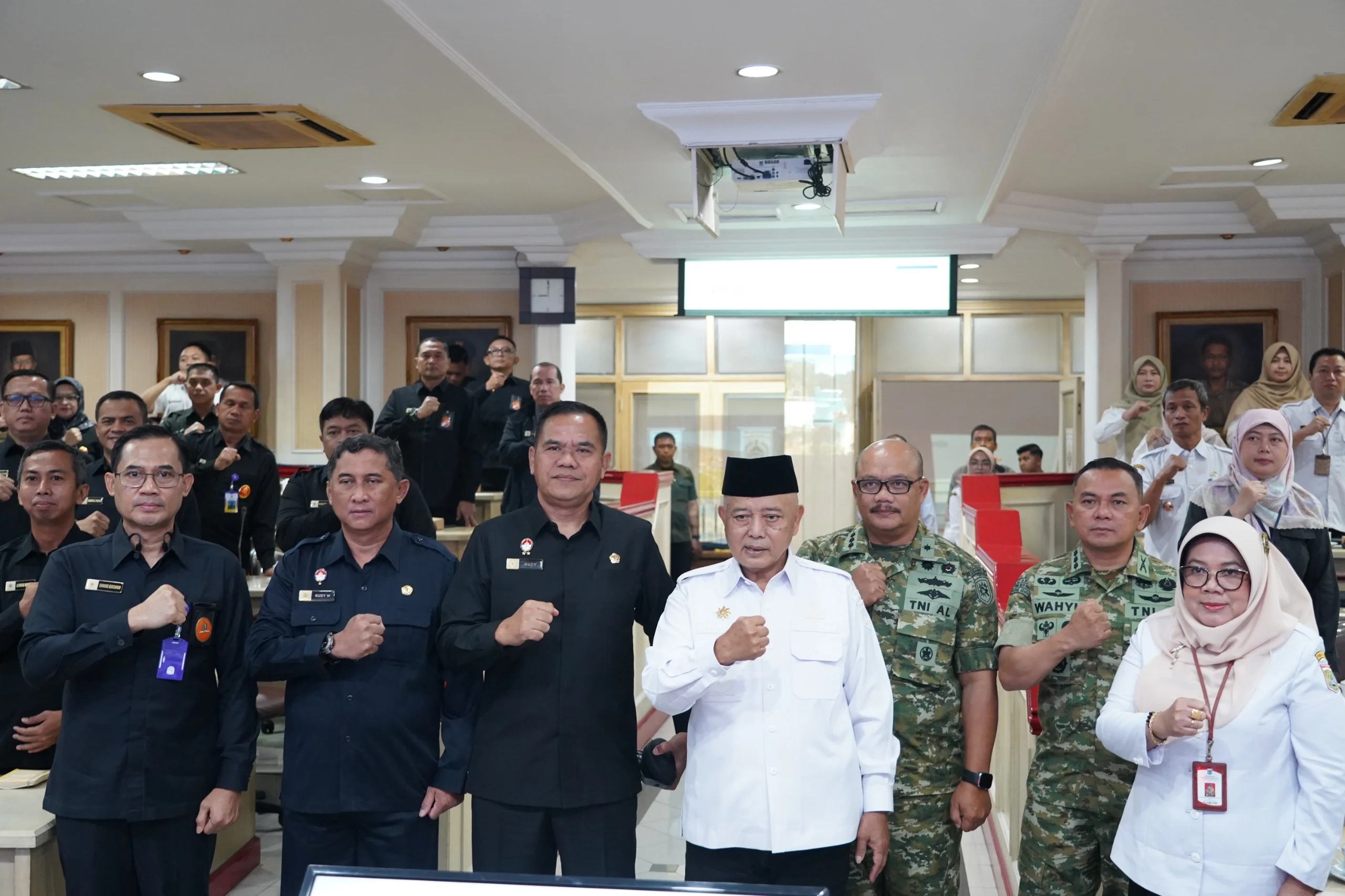 Danrem Sambut Tim P4 N LXX Lemhanas RI