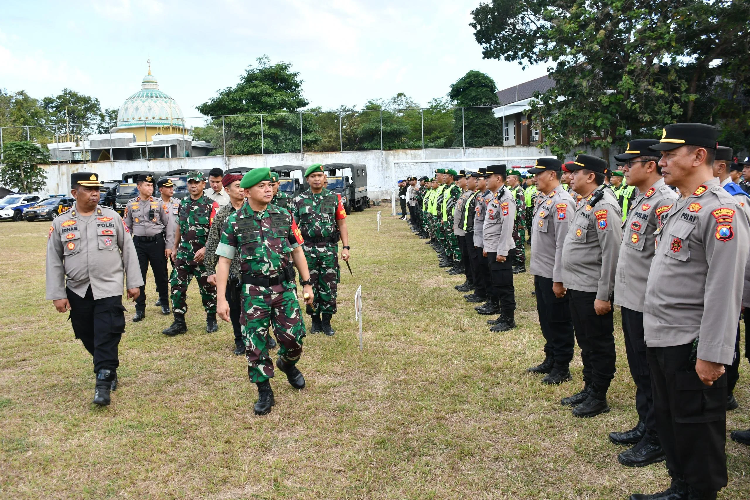 Danrem 083/Bdj Pimpin Apel Gelar Pengamanan VVIP, Pastikan Kunjungan Wapres RI Berjalan Aman dan Lancar