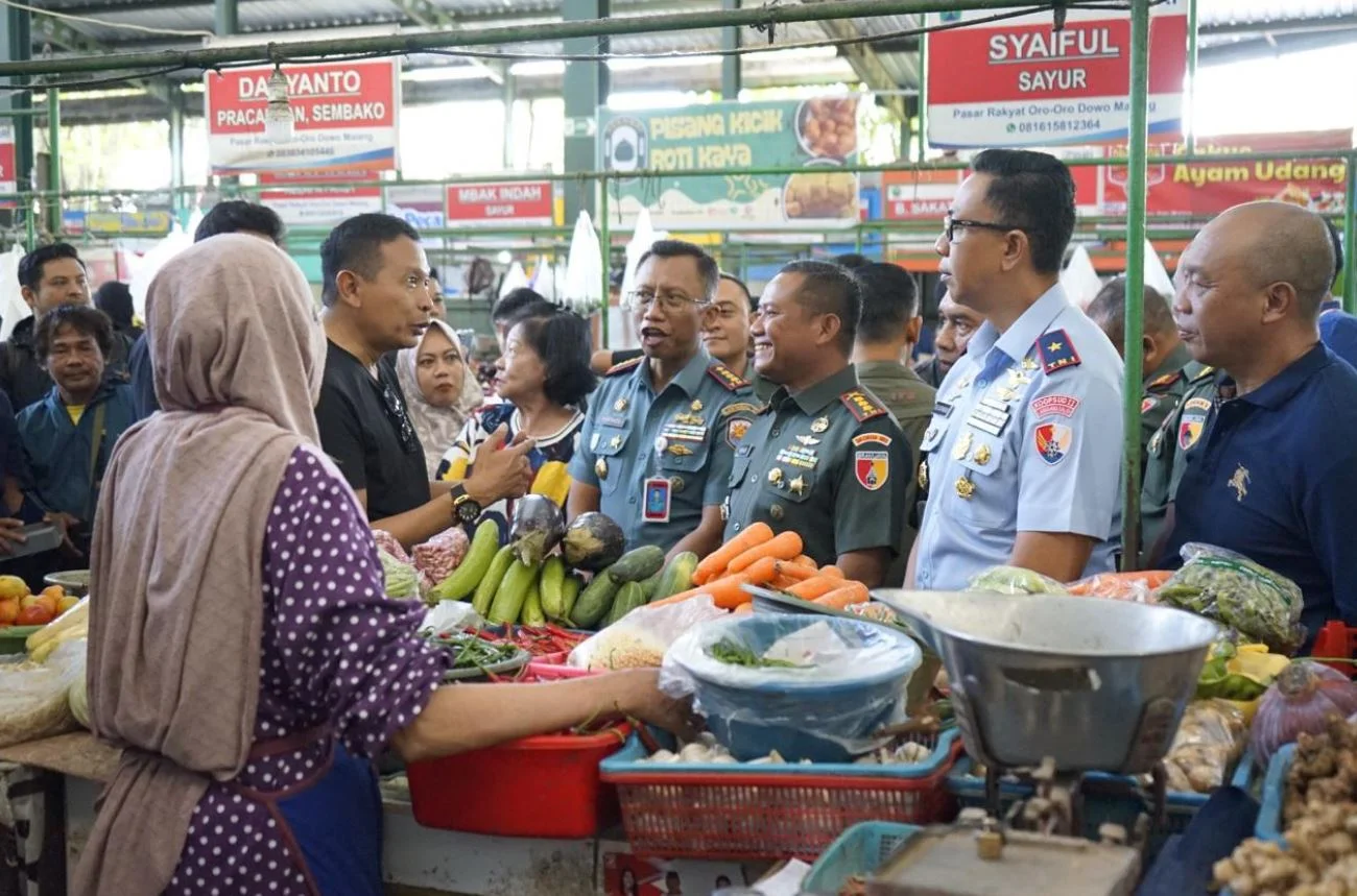 Danrem 083/Bdj dukung Ekonomi Dari Pasar Rakyat Dan UMKM