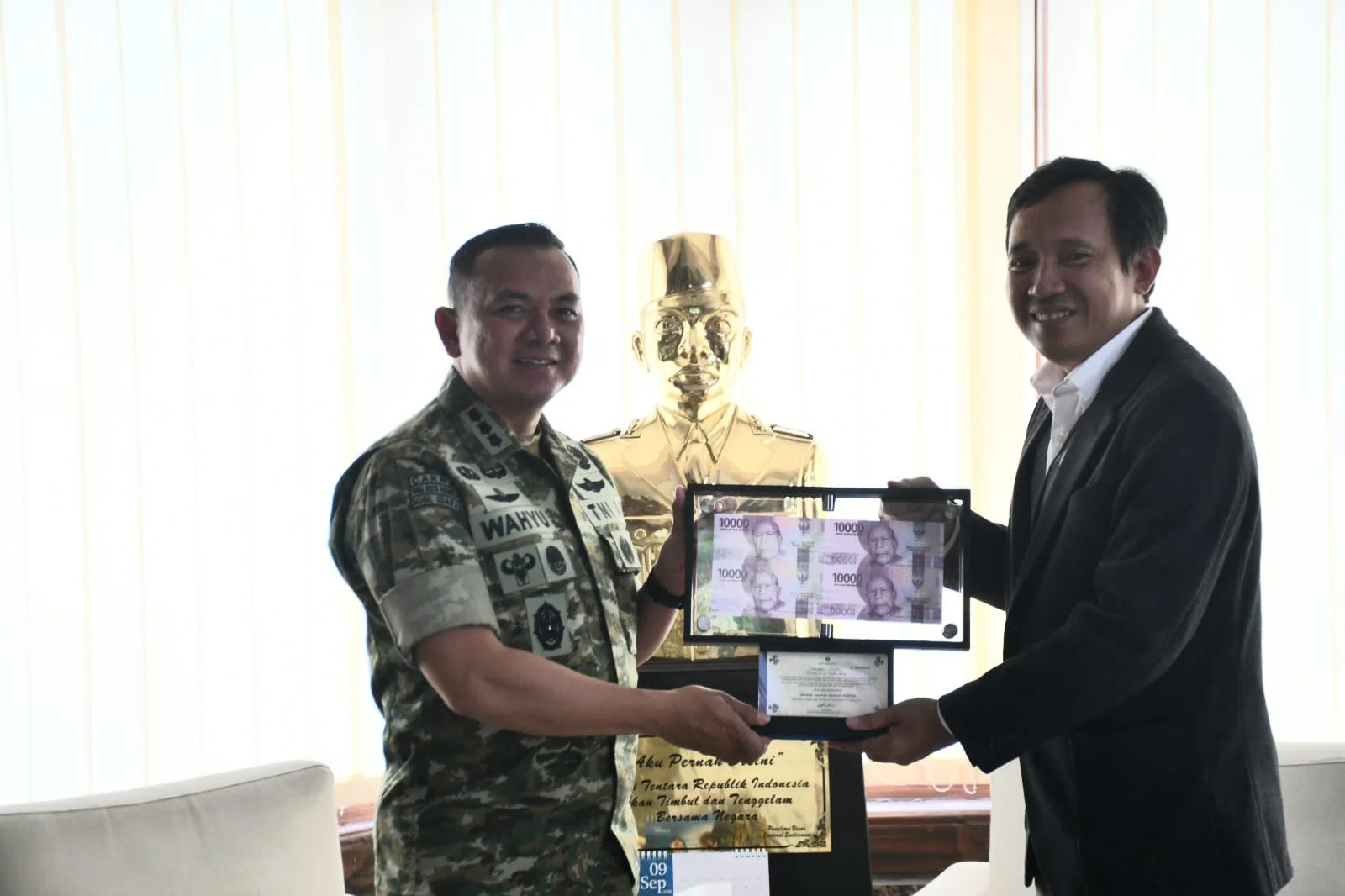 silaturahmi bank bi ke korem 083/bdj