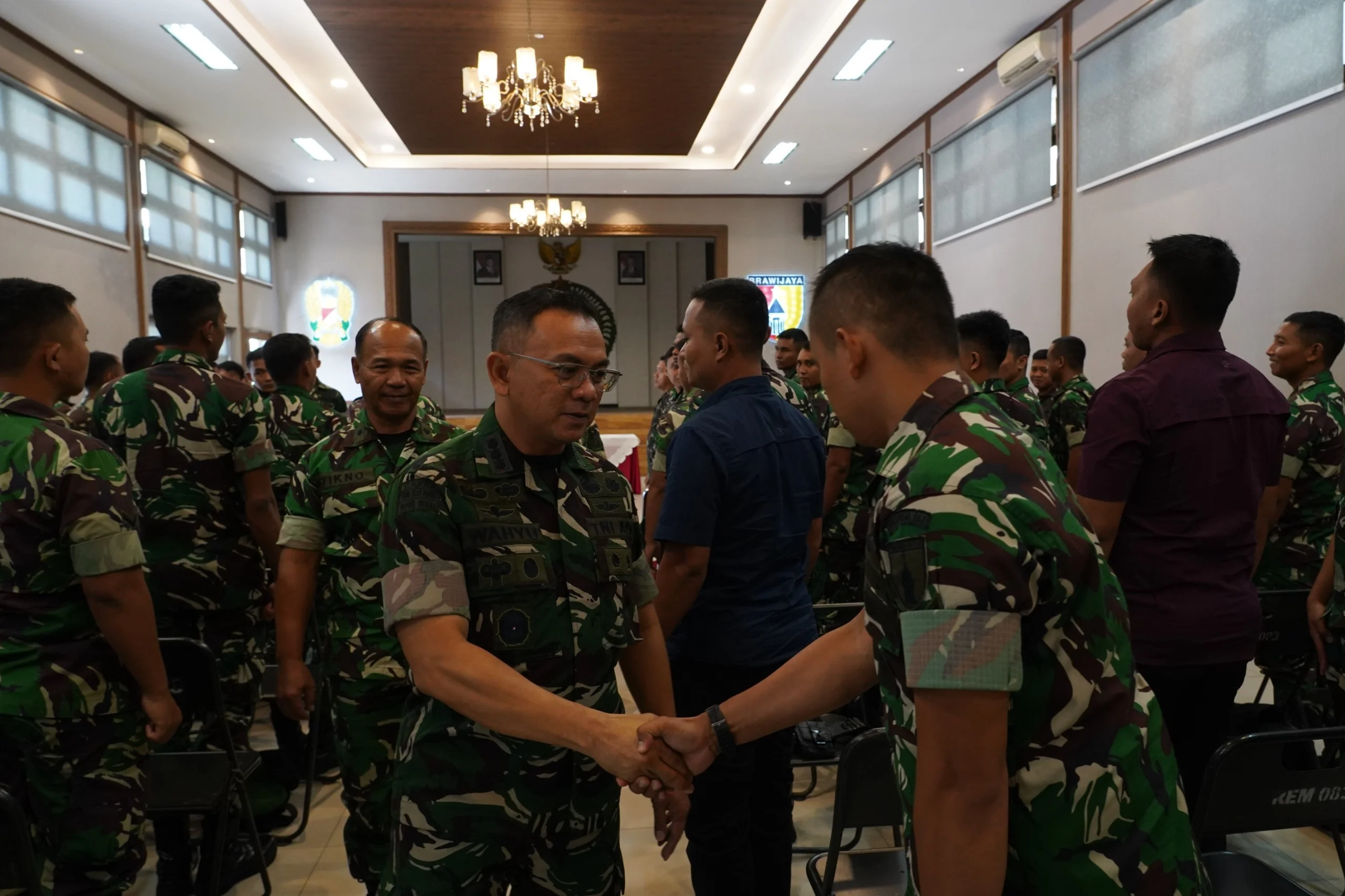 Pelepasan  Personil  Pull Korem 083/BDj di Aula Makorem
