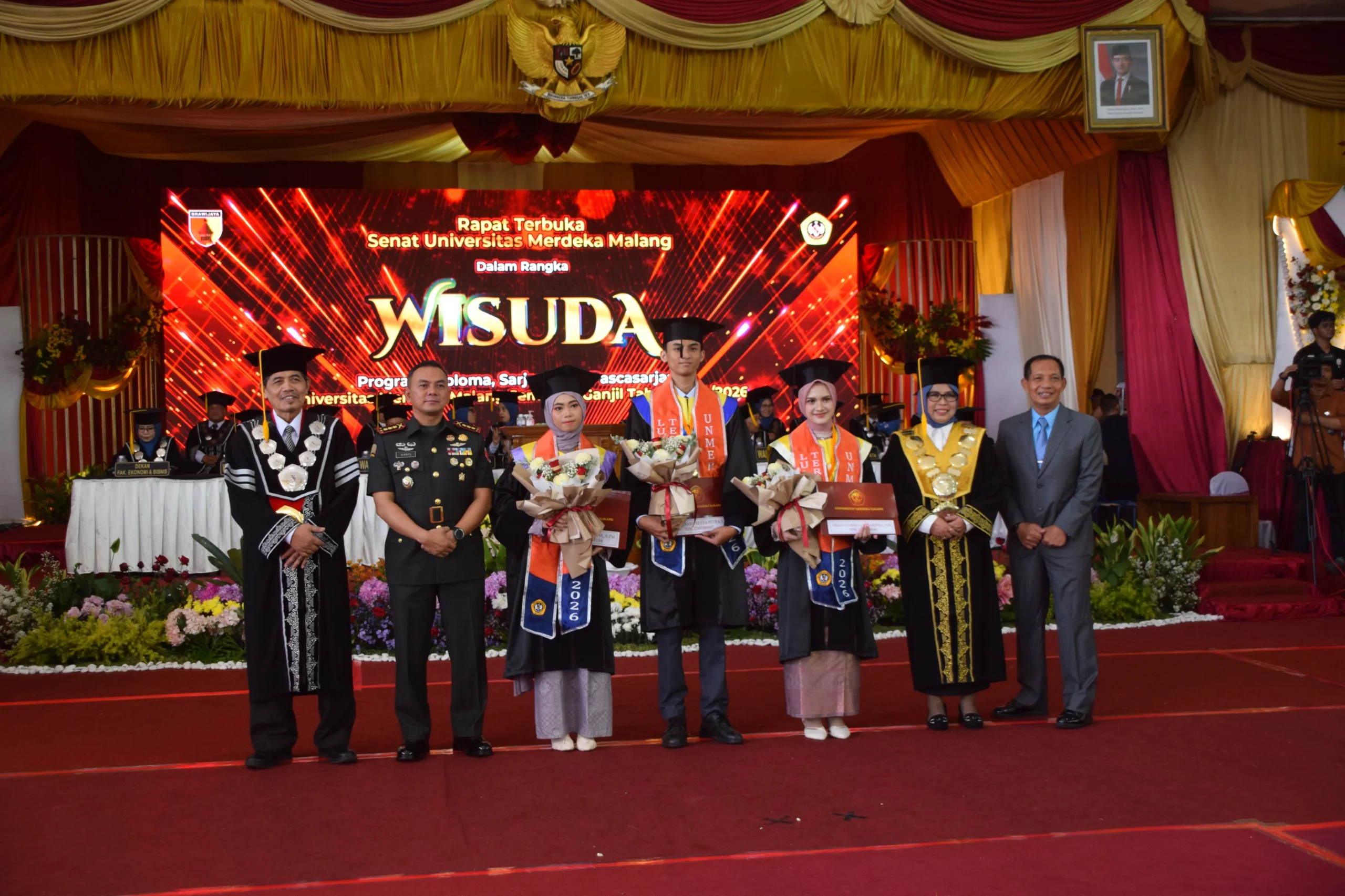 Danrem 083/BDJ Menghadiri Wisuda di UNMER