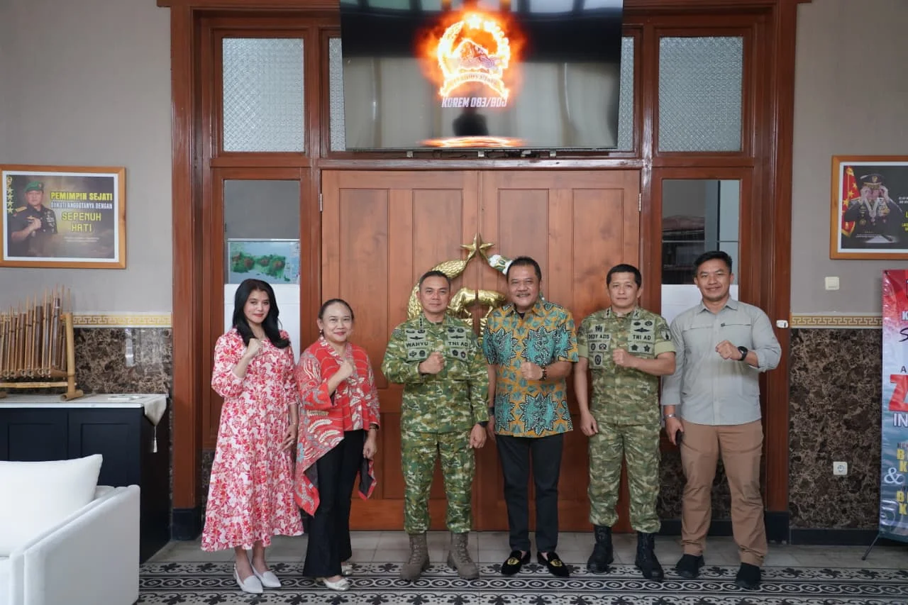 Silahturami Bapak Agoes Soer Ke Danrem 083/BdJ