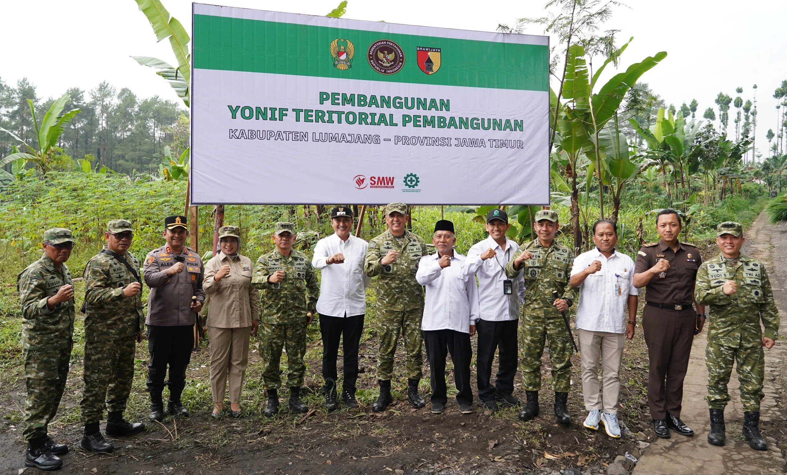 Danrem 083/Bdj: Yonif TP Lumajang Perkuat Pertahanan dan Dongkrak Ekonomi Masyarakat