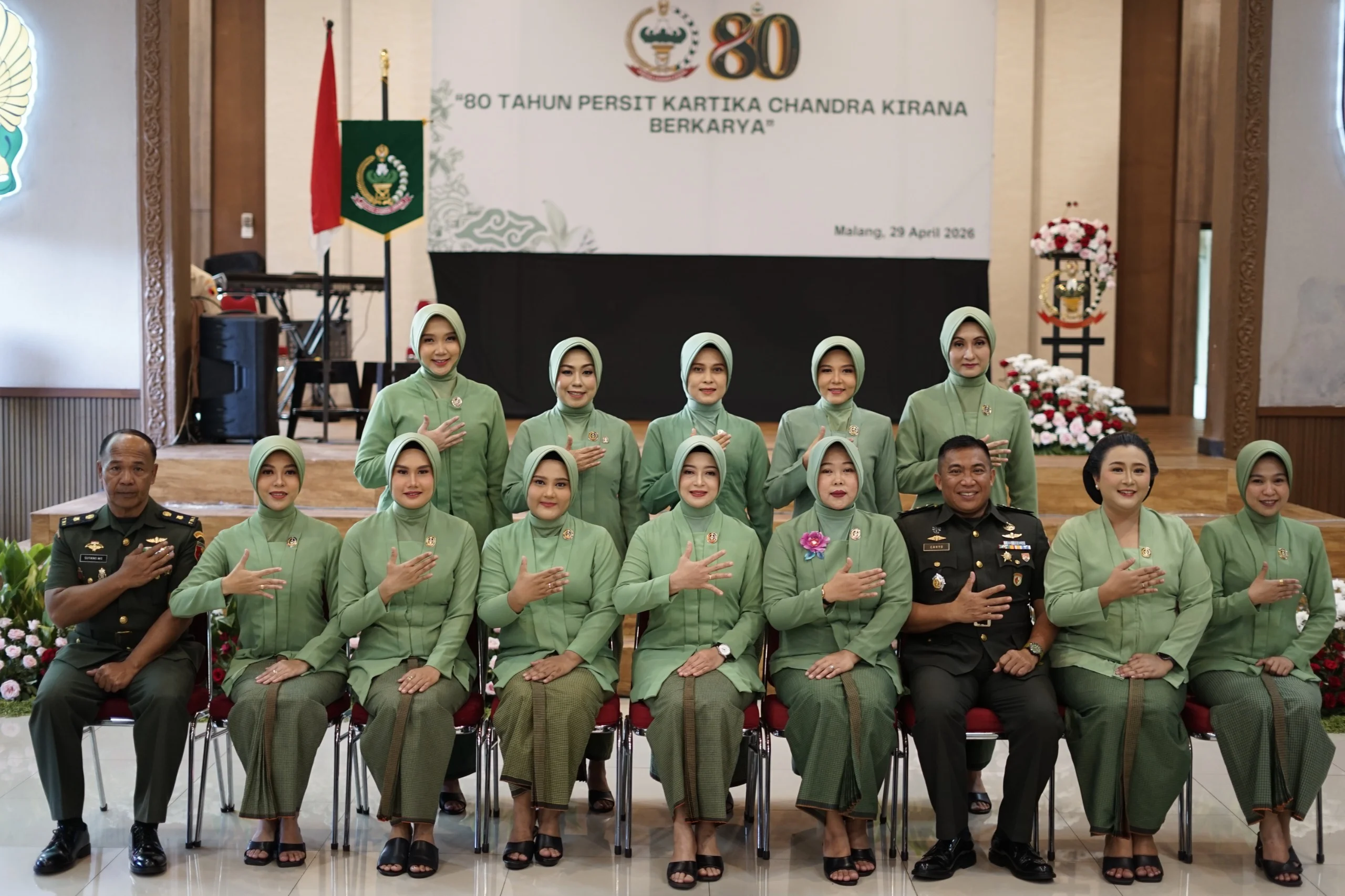 HUT ke-80 Persit, Danrem 083 Tekankan Peran Strategis Perempuan Tangguh di Era Modern