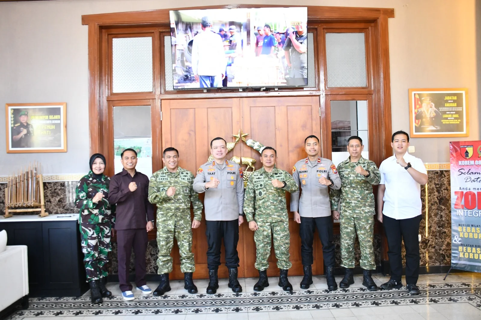 SILATURAHMI KAPOLRES KABUPATEN MALANG KE DANREM 083/BDJ