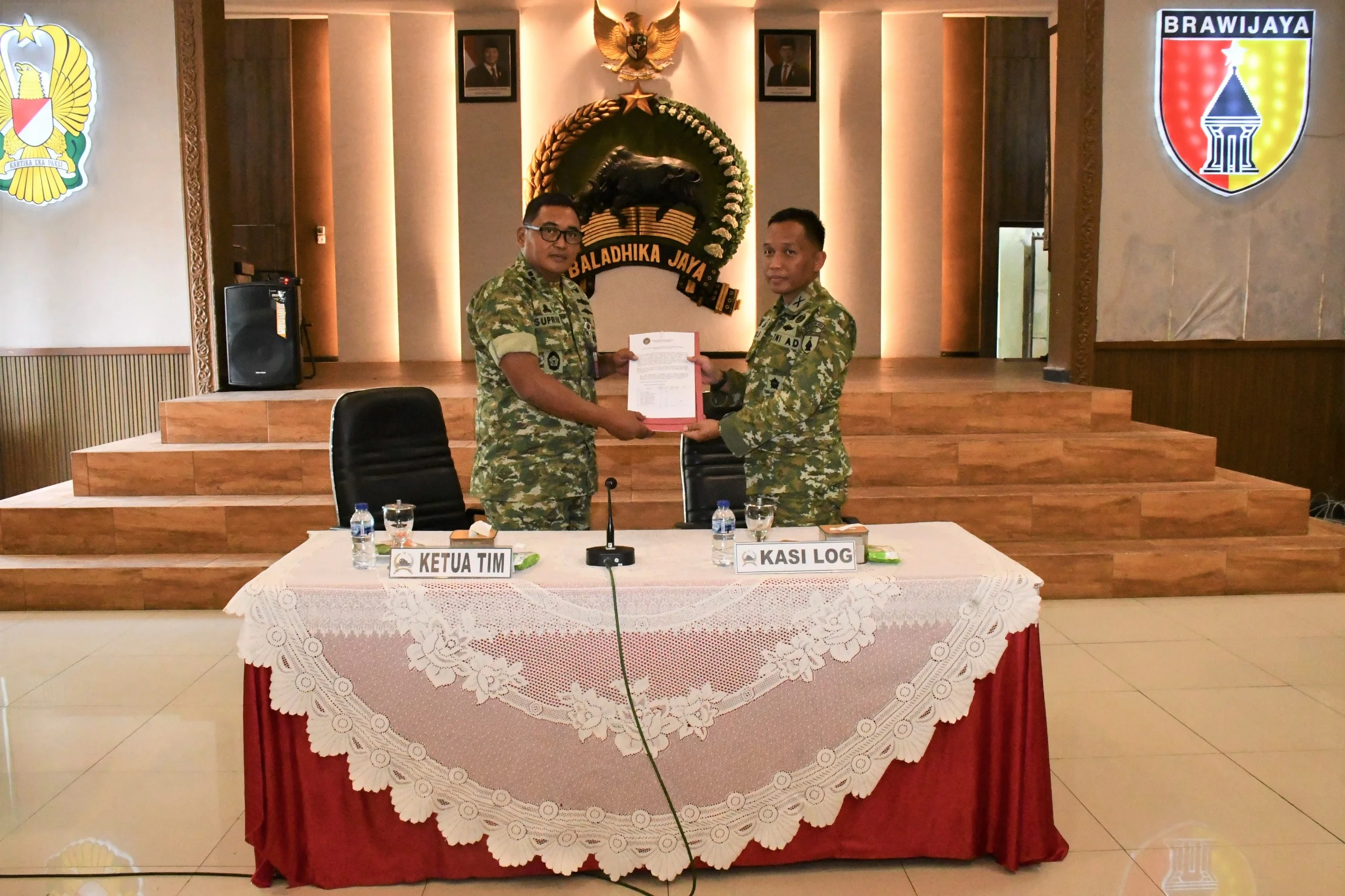 Manset itjen TNI ke Korem 083/BDJ dan Talimat Akhir