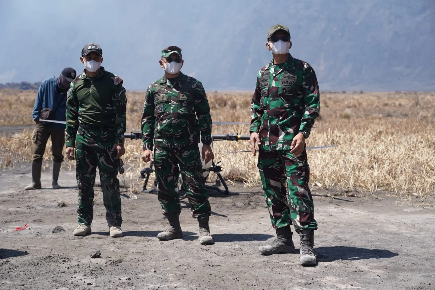 Danrem 083/Bdj Turun Langsung ke Bromo, Pastikan Karhutla Tak Meluas