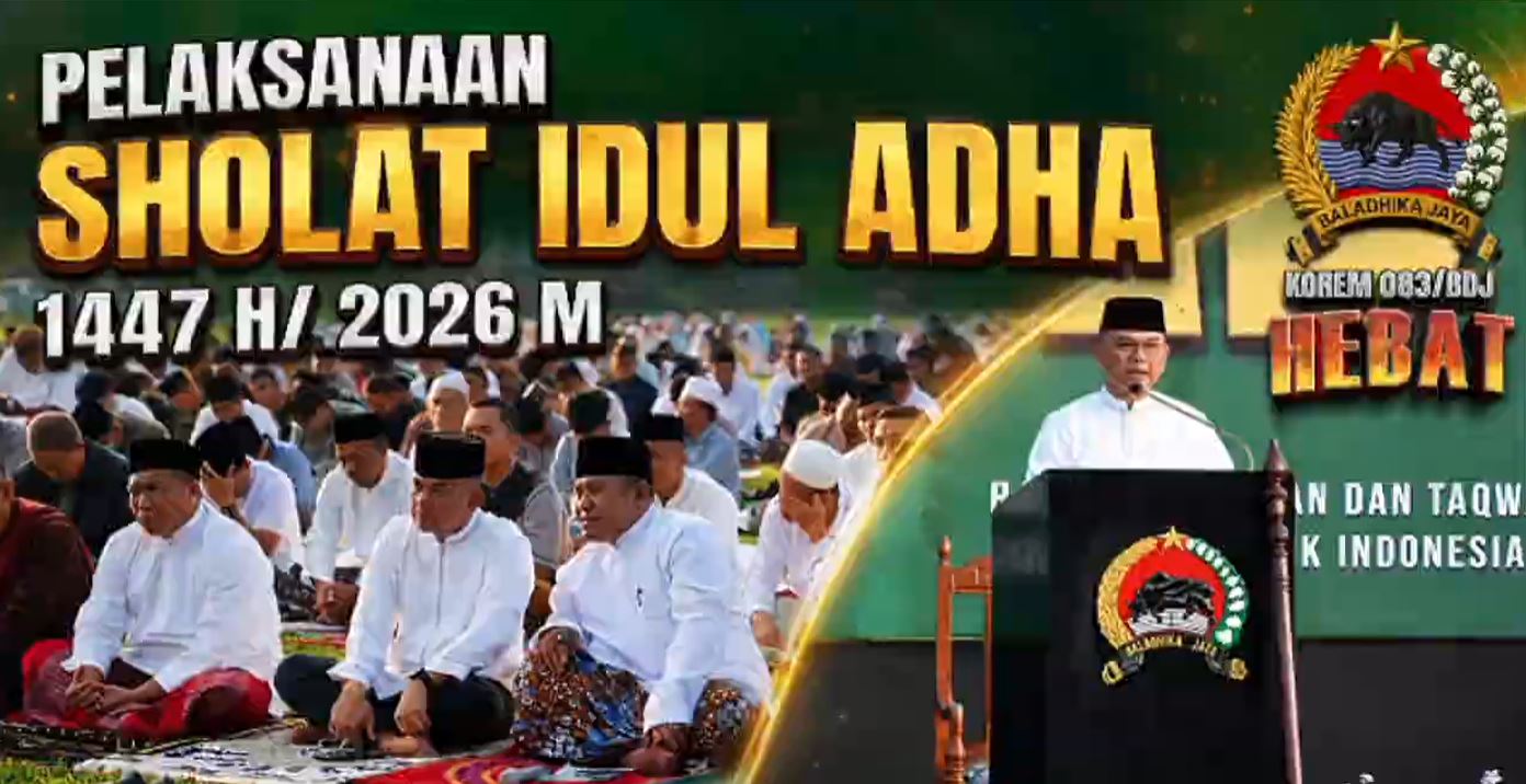 Pelaksanaan Sholat Idul Adha 1447 H 2026 M
