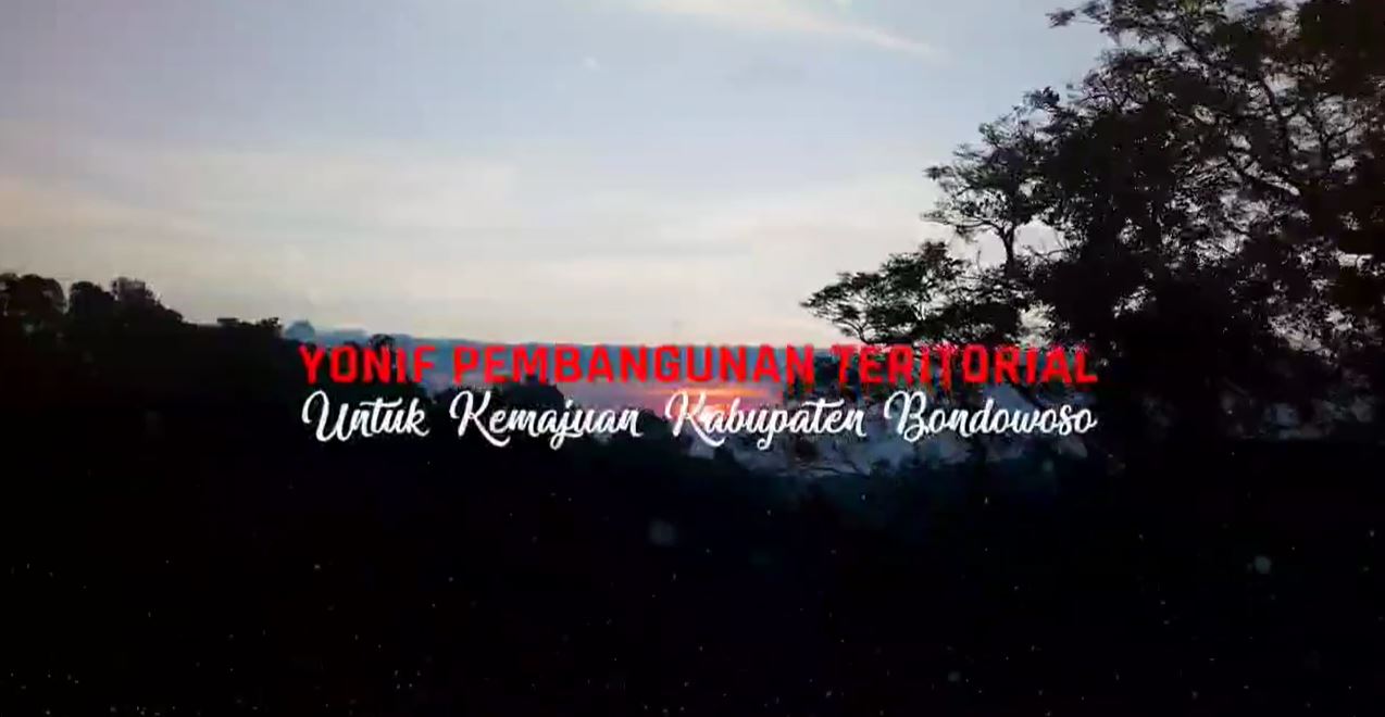 Yonif Pembangunan Teritorial Untuk Kemajuan Kabupaten Bondowoso.