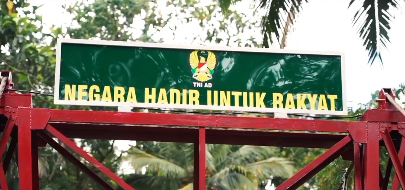 Jembatan Garuda "Negara Hadir Untuk Rakyat".