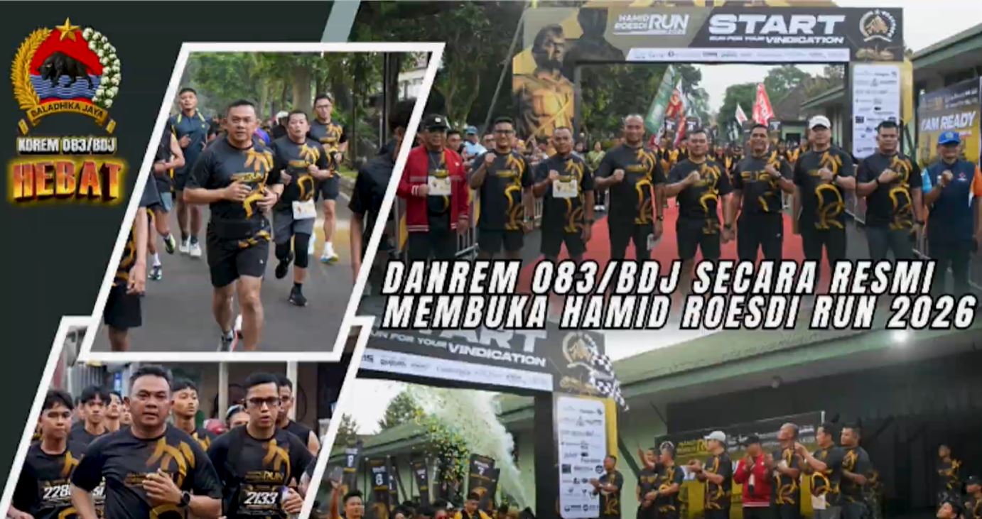 Danrem 083/BDJ Secara Resmi Membuka Hamid Roesdi Run 2026.