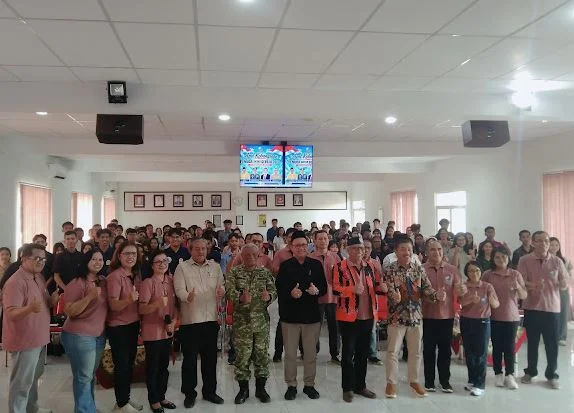 Perkuat Toleransi dan Persatuan Generasi Muda, Koramil 0824-11/Sumbersari Berikan Materi Wawasan Kebangsaan dalam Sarasehan Pemuda Antar Gereja 2026
