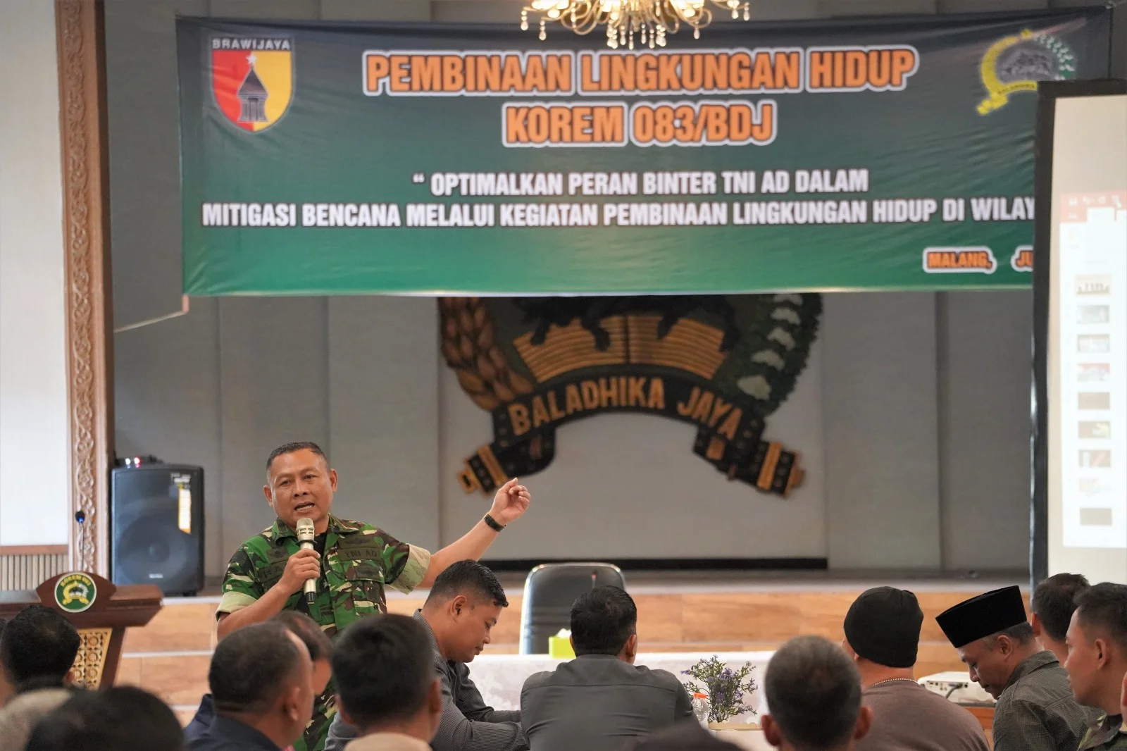 Perkuat Peran Binter dalam Mitigasi Bencana, Korem 083/Bdj Dorong Aksi Nyata Pelestarian Lingkungan