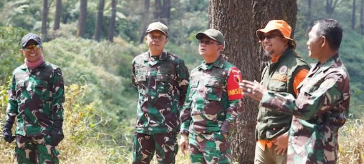 Api Mereda, Satgas Karhutla TNBTS Tak Hentikan Penyisiran dan Pendinginan