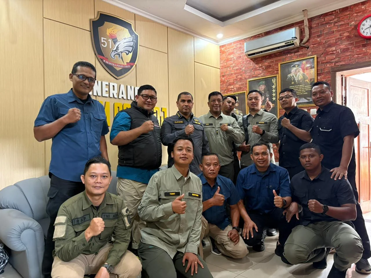 Dispenad Asistensi Penrem 083/Baladhika Jaya, Danrem Tekankan Pentingnya Informasi yang Kredibel