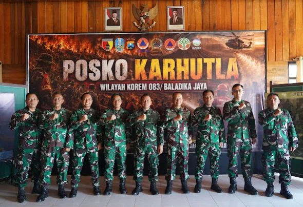 Api Terkendali, Danrem 083/Bdj Tegaskan Komitmen Jaga TNBTS Tak Boleh Padam