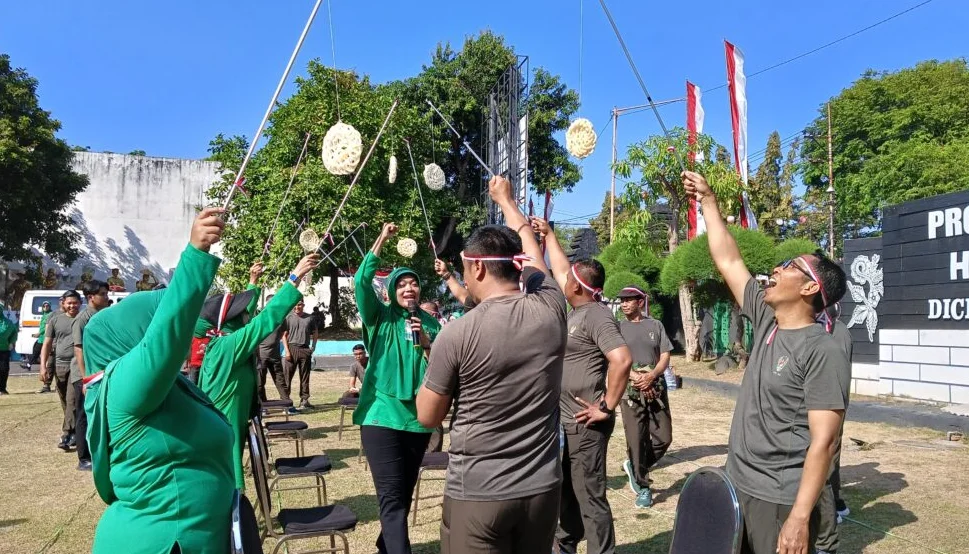 Semarak Lomba 17 Agustus 2026 Kodim 0825/Banyuwangi, Kekompakan Prajurit dan Persit Jadi Sorotan