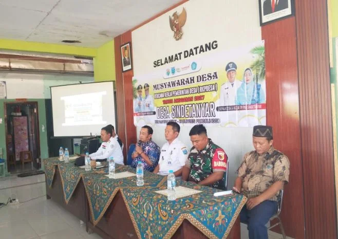 Kawal Pembangunan Wilayah, Koramil Besuk Hadiri Musyawarah Desa Penyusunan RKPDES