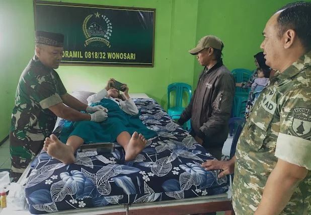 Koramil 0818-32/Wonosari Gelar Khitan Gratis bagi Anak Yatim Piatu dan Kurang Mampu
