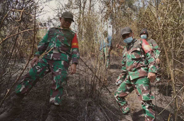 Bromo Wildfire Response Enters Critical Stage, Danrem 083/Bdj Ensures Area Is Truly Safe