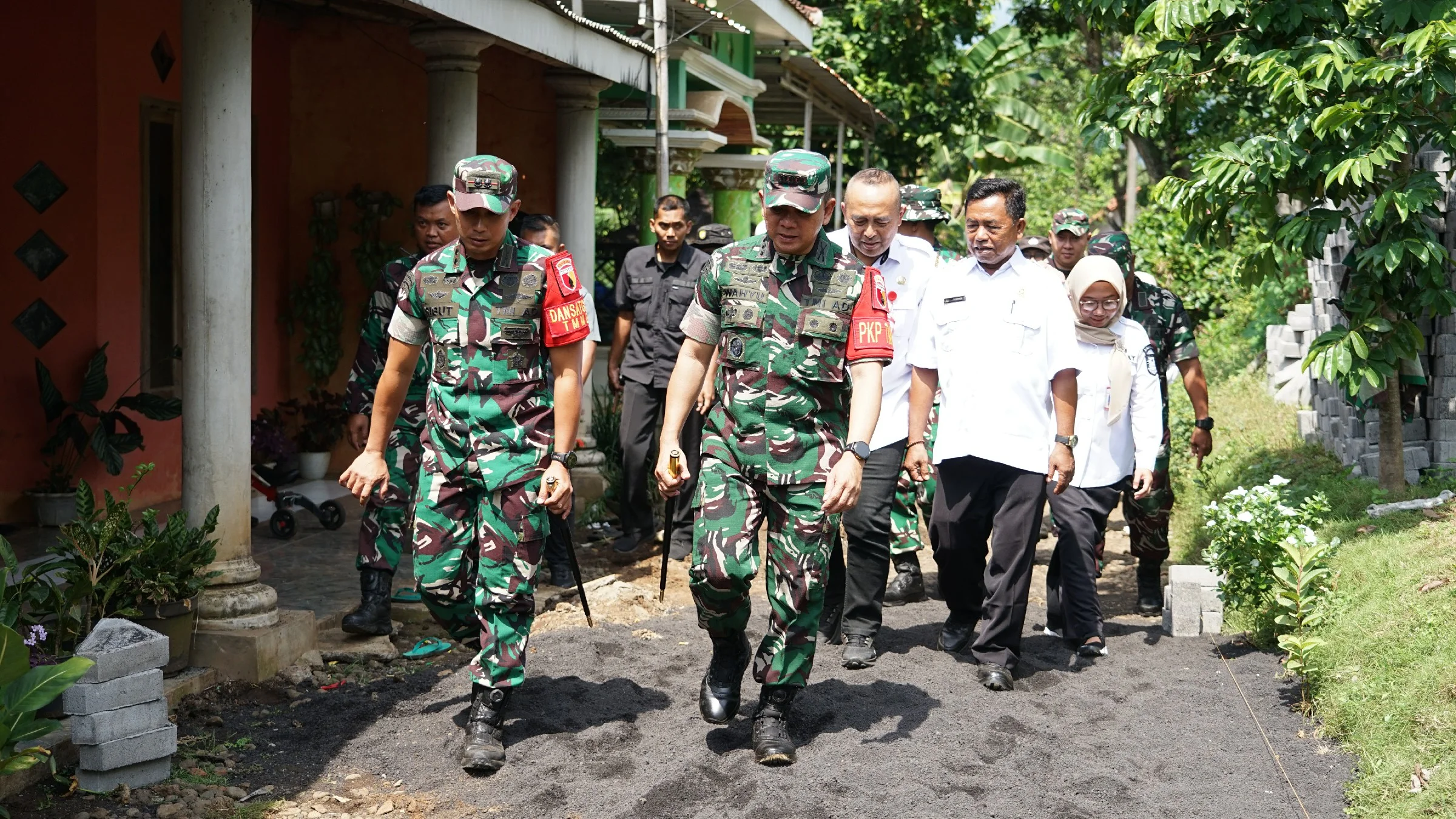 Danrem 083 Tinjau TMMD 128 Probolinggo, Fokus Infrastruktur Desa