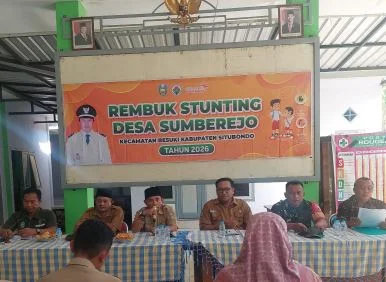 Babinsa Sumberejo Dukung Upaya Pencegahan Stunting Melalui Rembuk Stunting dan Posyandu