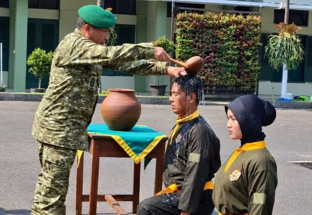 100 Prajurit Naik Tingkat, Sabuk Kuning PSM Korem 083/Bdj Jadi Bukti Latihan Keras