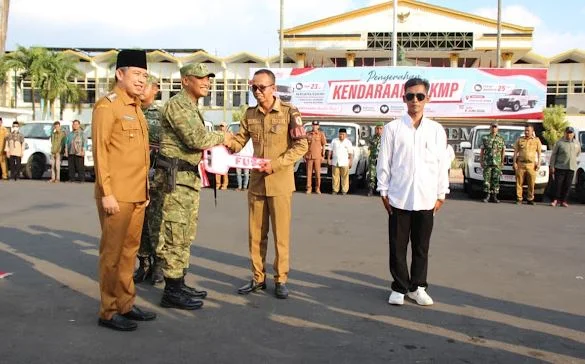 Sinergi Pemkab dan Kodim 0824/Jember Dorong Kemajuan Desa, 48 Kendaraan Operasional KDKMP Resmi Diserahkan