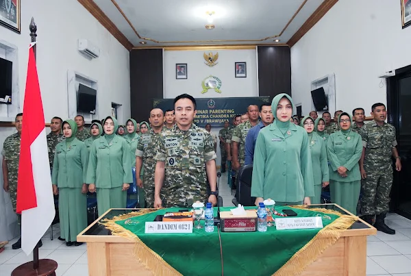 Dandim 0821/Lumajang Ikuti Parenting Hybrid, Perkuat Sinergi Keluarga dan Pola Asuh Anak