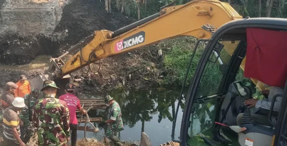 Program Jembatan Garuda Tahap VII, 4 Lokasi di Wilayah Kodim 0818/Kab. Malang-Batu Mulai Dikerjakan