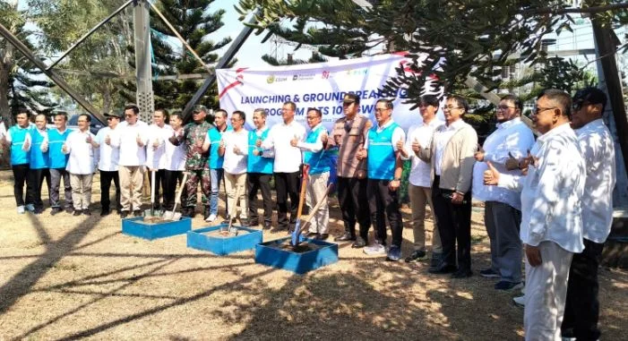 Danramil Purwosari Hadiri Launching PLTS 100 GWp, Dukung Energi Bersih Indonesia