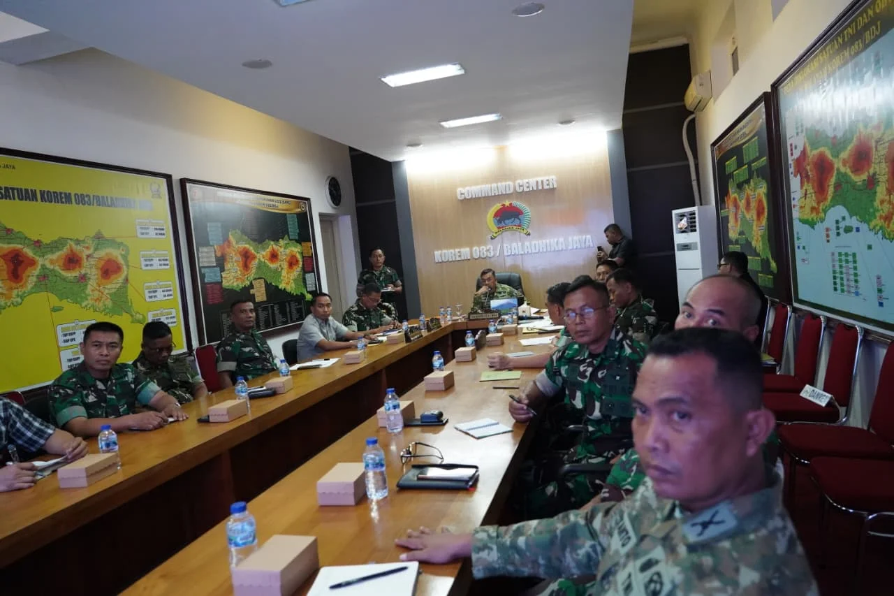 Perkuat Fungsi Teritorial, Korem 083/Baladhika Jaya Jaga Stabilitas Secara Berkelanjutan