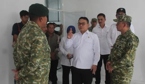Dudung Abdurachman Bersama Danrem 083/Bdj Pantau Implementasi Program Prioritas Nasional