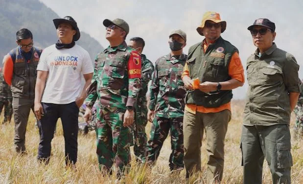 TNBTS Harus Aman, Danrem 083/Bdj Pastikan Satgas Bergerak Cegah Kebakaran Susulan