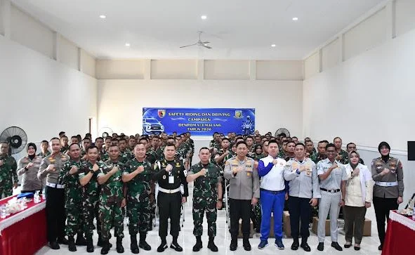 100 Prajurit TNI AD Ikuti Safety Campaign, Pesan Danrem: Siap Diri, Siap Kendaraan