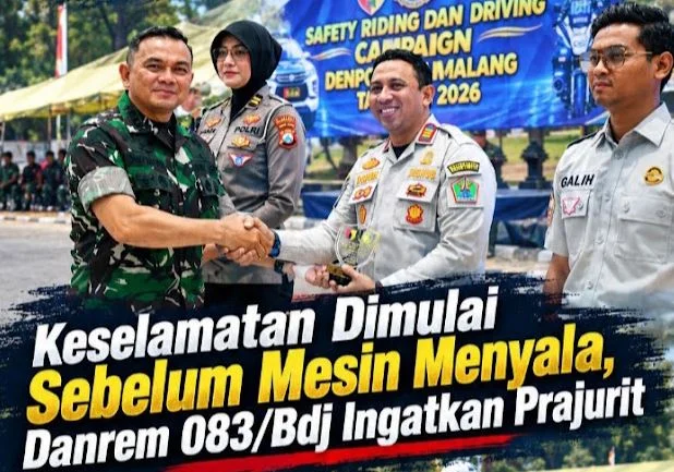 Korem 083/Bdj Commander Emphasizes Discipline and Road Safety for Soldiers