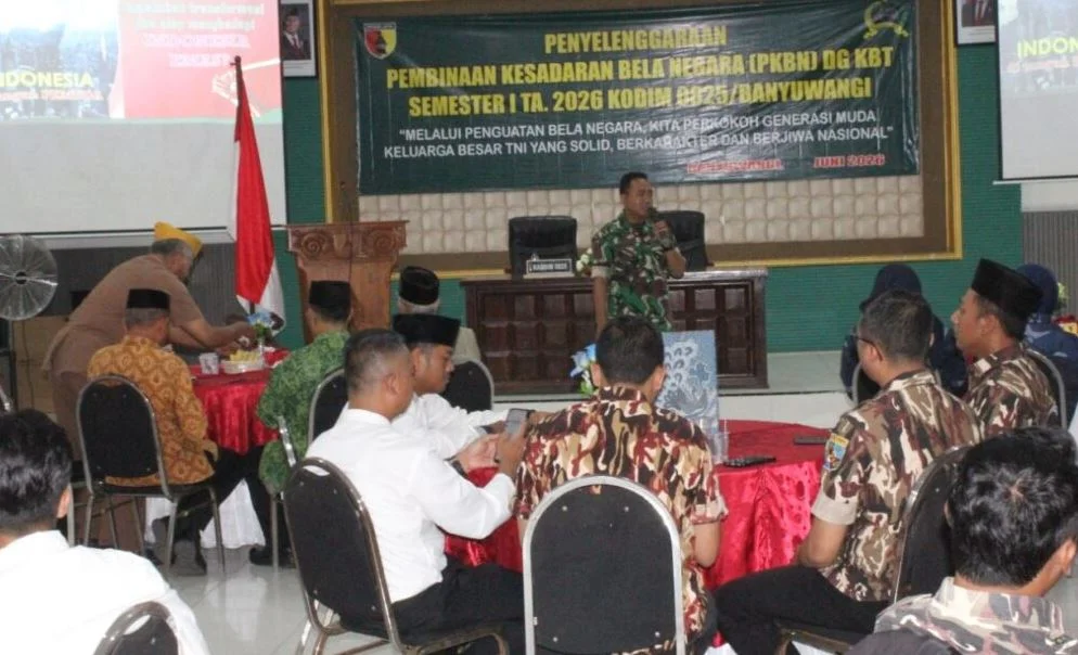 Pembinaan Kesadaran Bela Negara (PKBN) Dengan KBT Semester I Tahun 2026 Kodim 0825/Banyuwangi