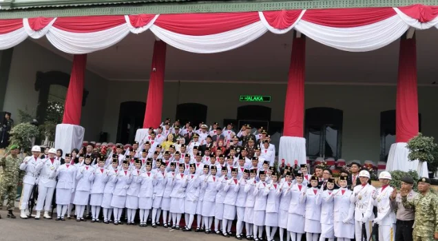 Semangat Kemerdekaan Menggema, Forkopimda Kota Pasuruan Kompak Peringati HUT RI ke-81
