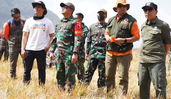TNBTS Harus Aman, Danrem 083/Bdj Pastikan Satgas Bergerak Cegah Kebakaran Susulan