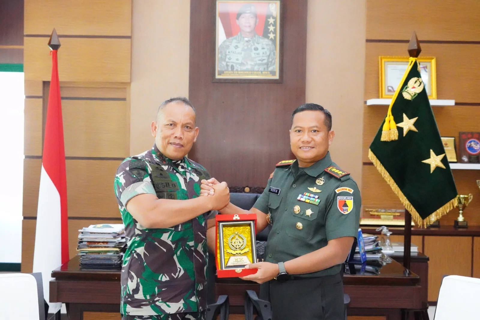 Perkuat Kolaborasi Danrem 083/Bdj Kunjungi Pangdivif 2/K