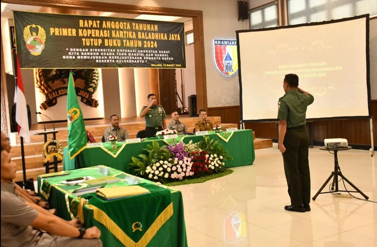 Korem 083/Bdj Gelar RAT Tahunan di Ikuti Seluruh Anggota Korem 083/Bdj