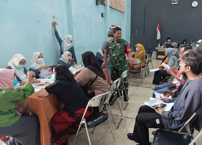 Babinsa Klojen Dukung Deteksi Dini TBC